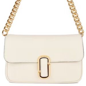 Marc Jacobs J Marc Shoulder Bag Ivory with gold chain
